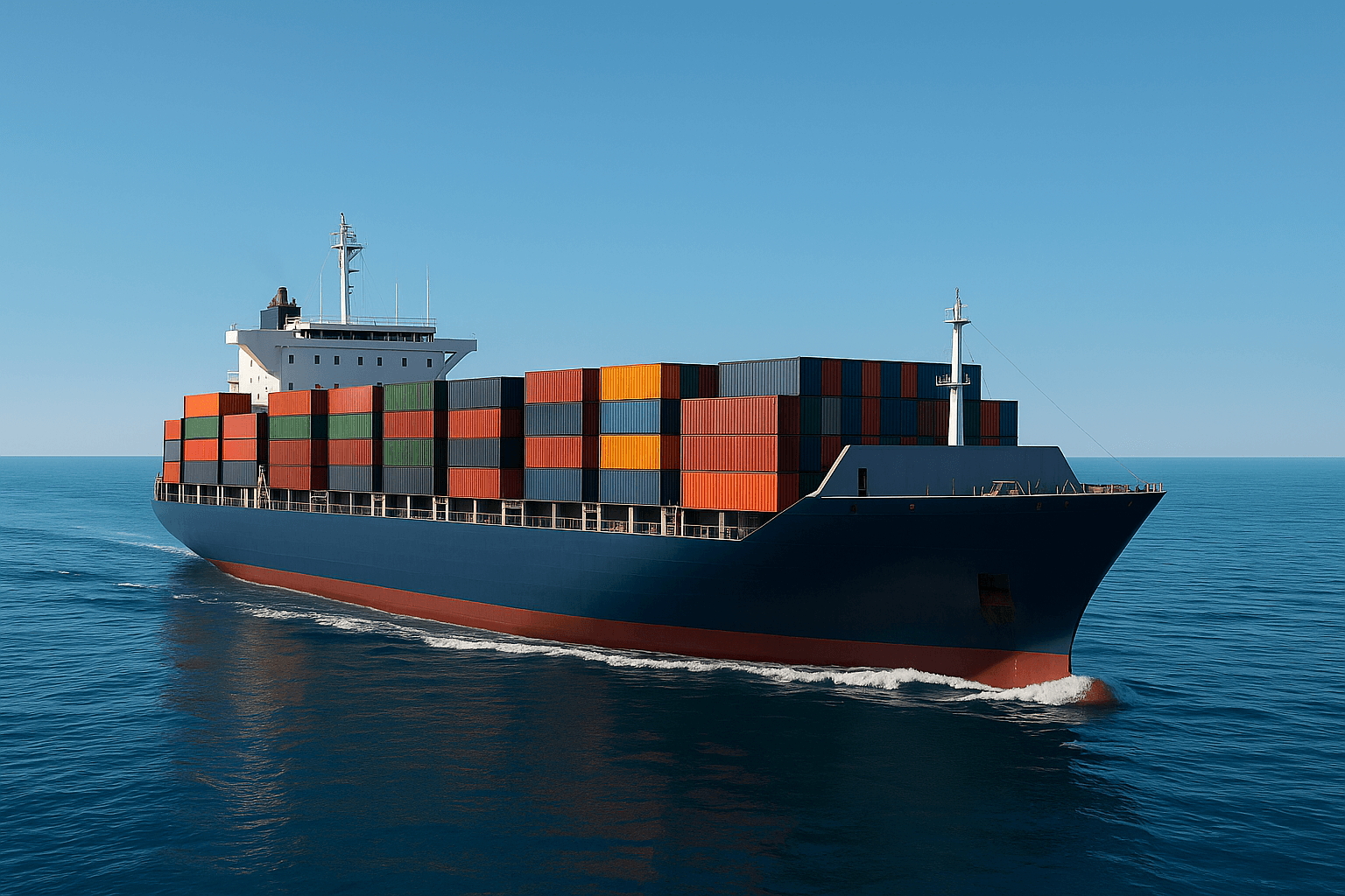 Container Ship Banner